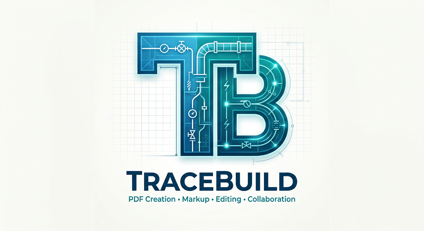 TraceBuild — PDF creation, markup, editing, collaboration